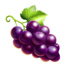 3 flaming clovers grape symbol