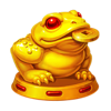 3 fortune pots frog symbol