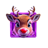3 gifts of xmas bonus pot reindeer symbol
