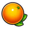 3 golden cherries orange symbol