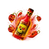 3 hot chilli peppers extra sauce symbol
