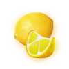 3 hot fruits lemon symbol