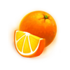 3 hot fruits orange symbol