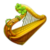 3 irish treasures harp symbol