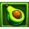 3 lucky hippos 2 avocado symbol