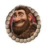 3 million bc caveman symbol