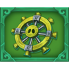 3 pigs of the caribbean ship wheel symbol