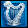 3 pots of luck silver harp symbol