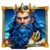 3 pots of olympus poseidon portrait symbol