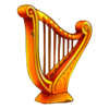 3 ribbon pots harp symbol