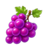 3 sparking crowns grape symbol