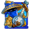 3 wildos blue character symbol