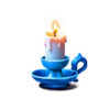 3 witchs lamp candle symbol