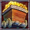 3 wonders the good miner gold cart symbol
