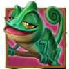 3 wonders zoo green chameleon symbol