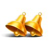 3x5 double blazing bell symbol