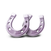 3x5 double blazing horseshoe symbol