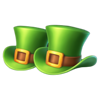 3x5 patrick hold the spin leprechaun hats symbol