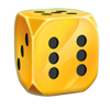 40 bulky dice golden coins link 6 symbol