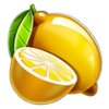 40 glossy hot lemon symbol
