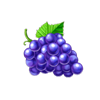 40 power hot grapes symbol