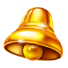 40 shining rainbow clover chance bell symbol