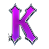 40 vampire beast letter k symbol