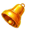 4 fairy flowers hold and win bell symbol