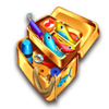 4 fantastic fish gold dream drop tacklebox symbol