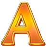 4 scarab coins letter a symbol