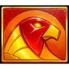 4 scarab coins red falcon symbol