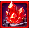 4 wild riches red crystals symbol