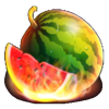 5 fire fruits watermelon symbol