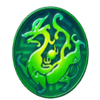 5 lucky elements green symbol