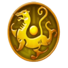 5 lucky elements yellow symbol