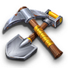 5k gold mine pickaxe symbol