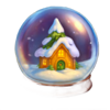 64 presents hold and win snow globe symbol