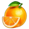 7777 bonus combo orange fruit symbol