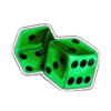 777 devils charm dices symbol