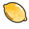 777 frozen fruits lemon symbol