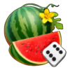 777 golden hit dice watermelon dice symbol