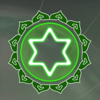 7 chakras green symbol