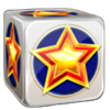 7 fire dice gold star dice symbol