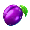 7 gold fruits plum symbol