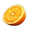 7 hot fruits 5 lines orange symbol