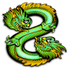 888 dragons green dragon symbol