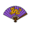 888 dragons hidden treasure handfan symbol