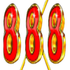 888 gold triple 8 symbol