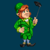 8 leprechauns photograph symbol