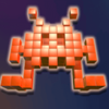 8bit intruders orange symbol